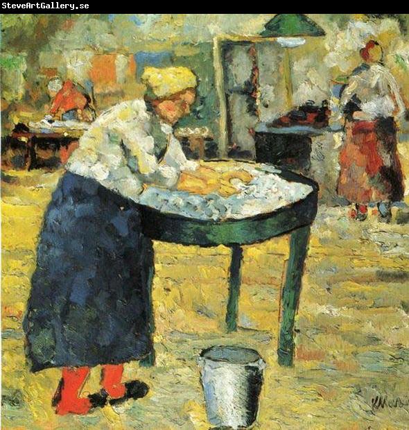 Kazimir Malevich Laundress